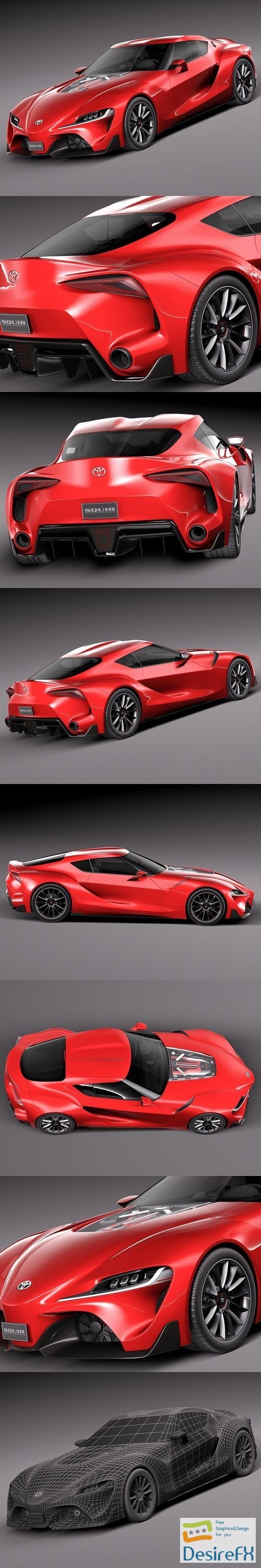 Toyota FT-1 Concept 2015 3D Model