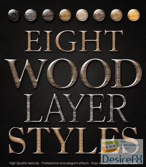 Smooth Glossy Elegant Wood Layer Styles 135409