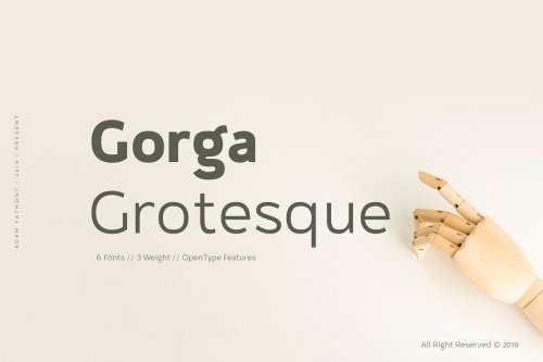 CreativeMarket - Gorga Grotesque 3668543