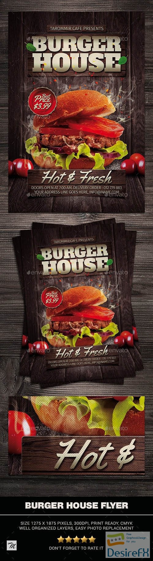 GraphicRiver - Burger House Flyer 23536553