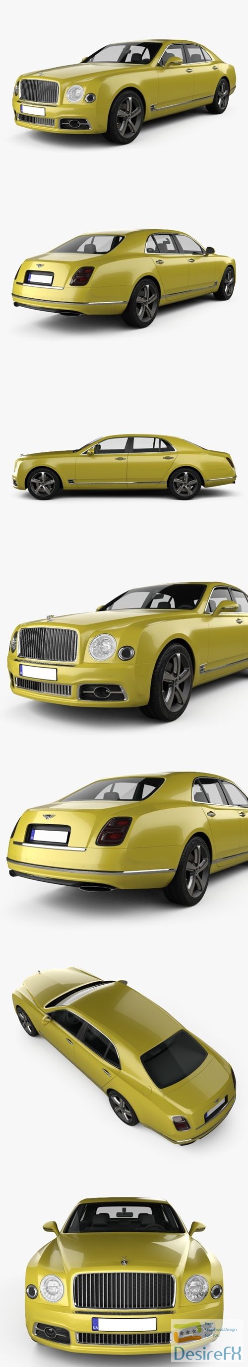 Bentley Mulsanne Speed 2017 3D Model