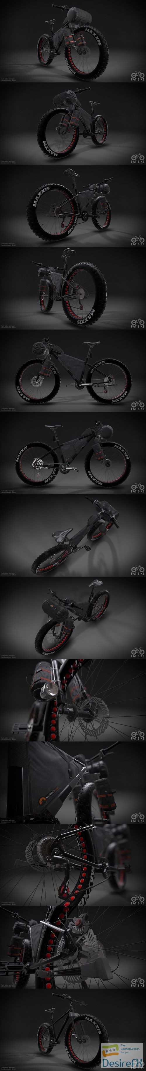 The Fat Bike 3D Model