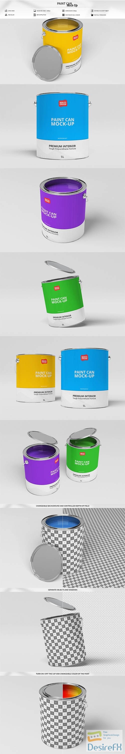 Paint Can Mock-Up 3732456