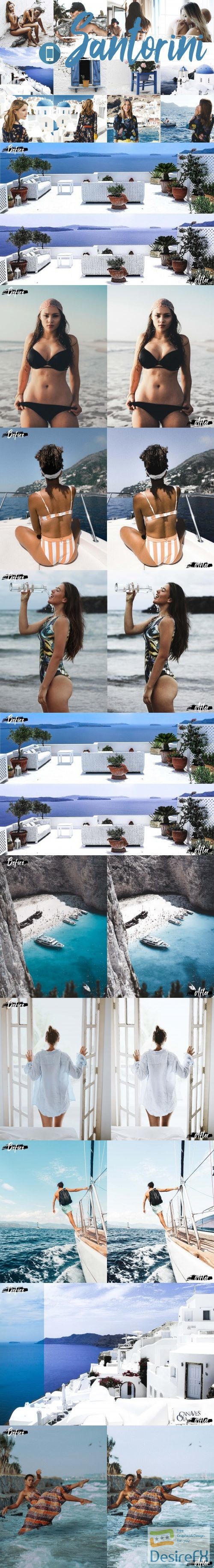 Neo Santorini Theme mobile lightroom presets - 259296