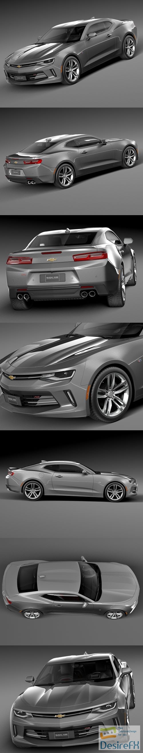 Chevrolet Camaro 2016 3D Model
