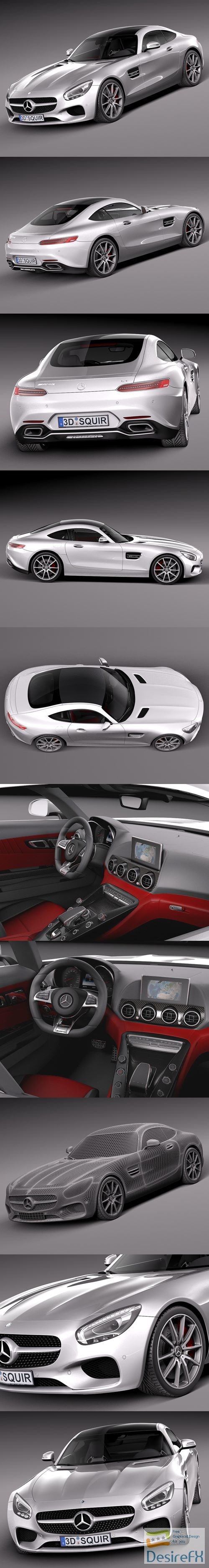 Mercedes-Benz AMG GT 2016 3D Model