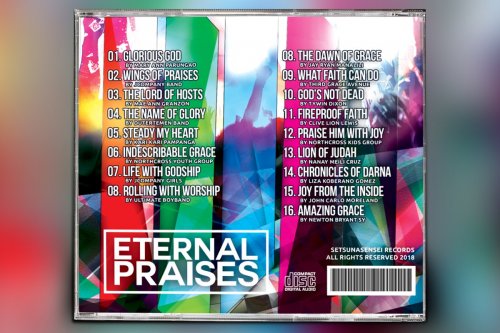CreativeMarket - Eternal Praises CD Album Artwork 3168768