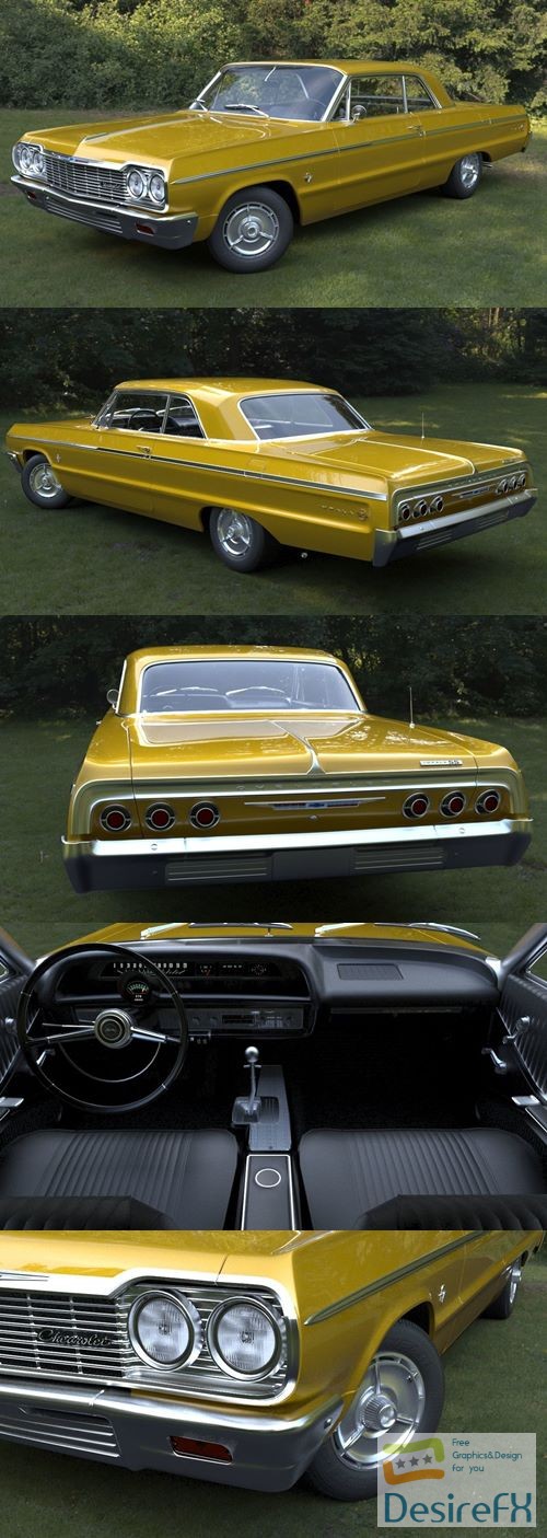 Chevrolet Impala SS 1964 3D Model