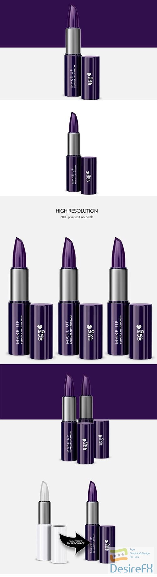 Cosmetics Lipstick Mockup - Make up 3702561