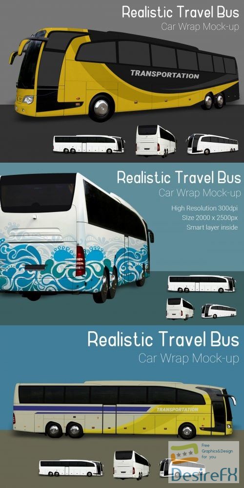 Travel Bus Mock-Up - 3882235