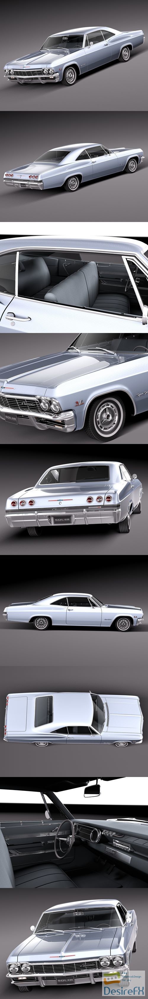 Chevrolet Impala 1965 3D Model