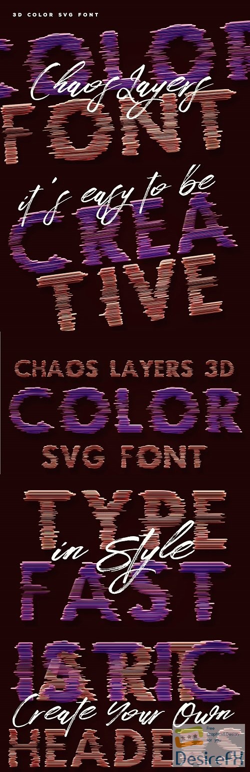 Chaos Layers Color Font