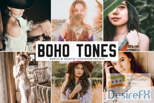 Boho Tones Mobile & Desktop Lightroom Presets