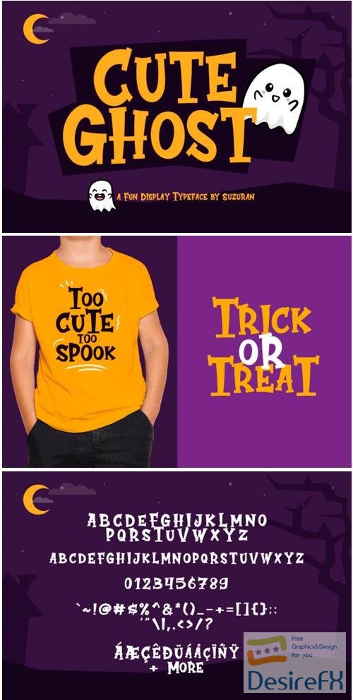 Cute Ghost Font Family