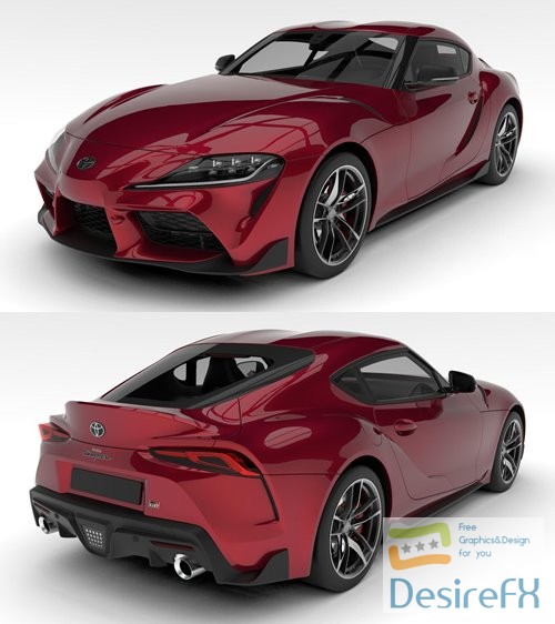 Toyota Supra 2019 3D Model