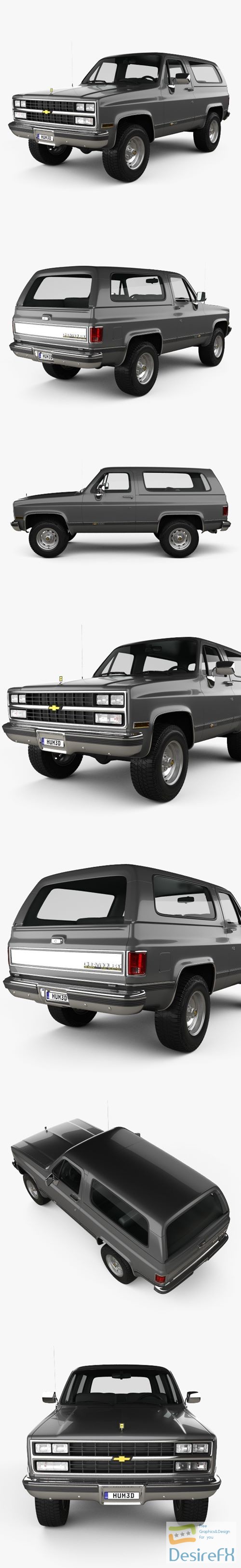 Chevrolet Blazer (K5) 1989 3D Model