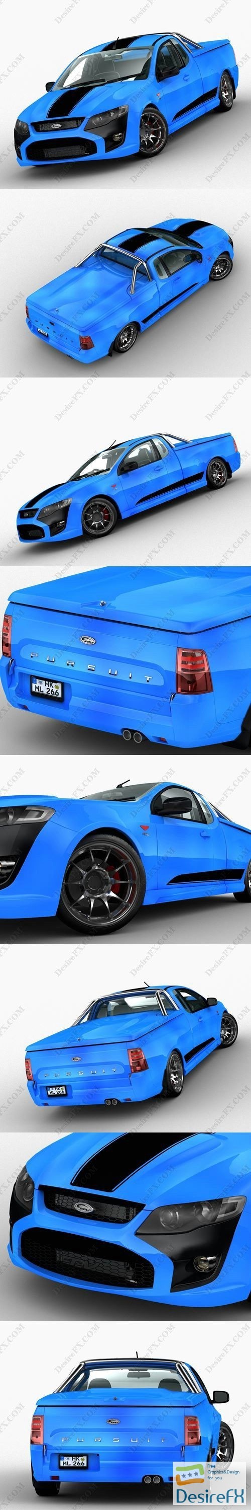 Ford Pursuit FPV 2015 3D Model