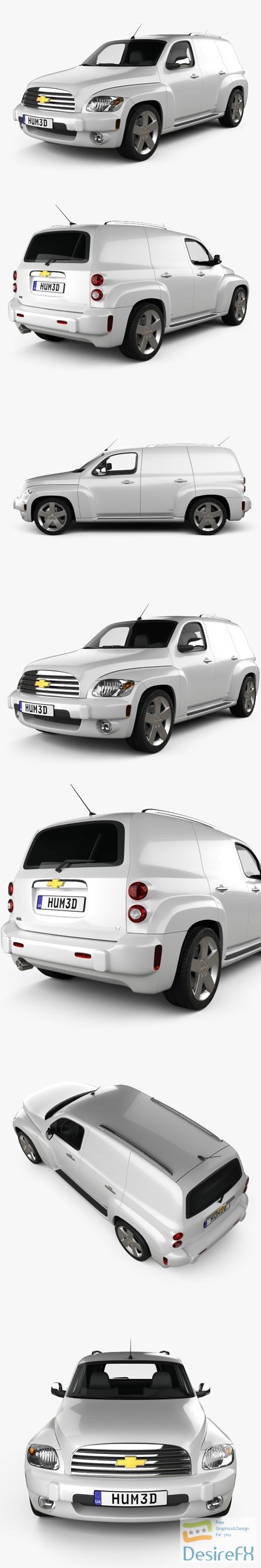 Chevrolet HHR Panel Van 2011 3D Model