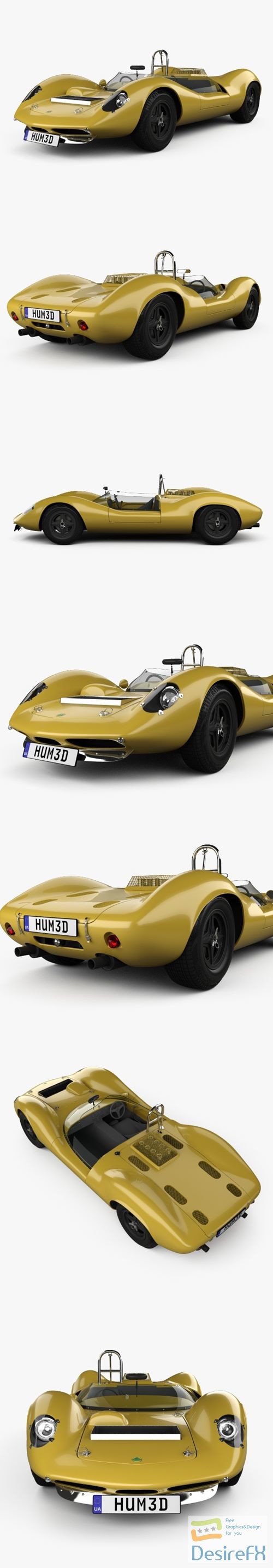 Lotus 30 1964 3D Model