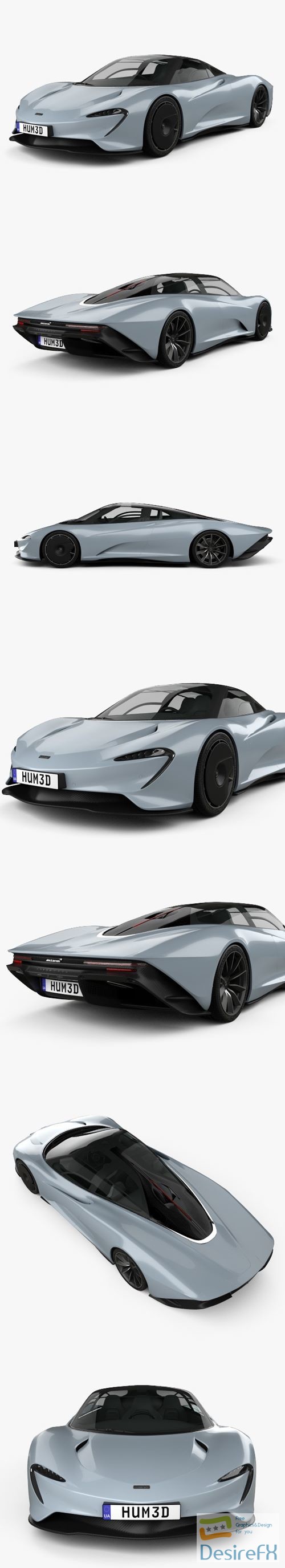 McLaren Speedtail 2019 3D Model