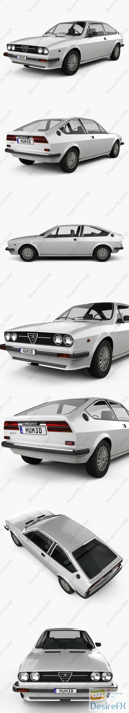 Alfa Romeo Sprint 1976 3D Model