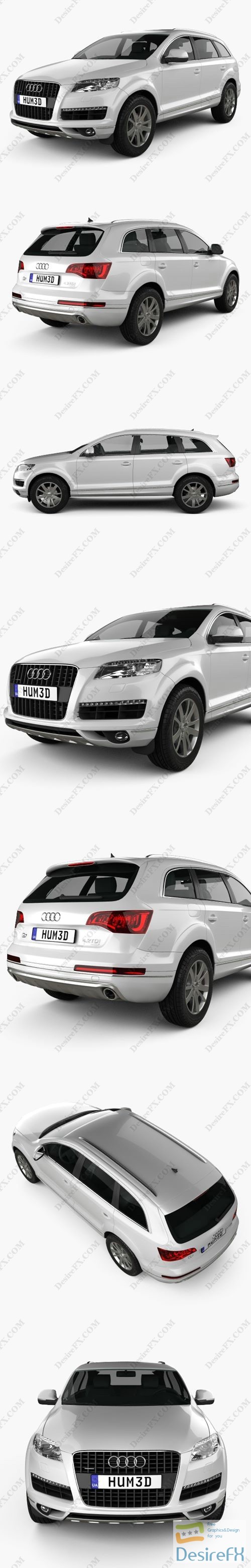 Audi Q7 2010 H3D 3D Model
