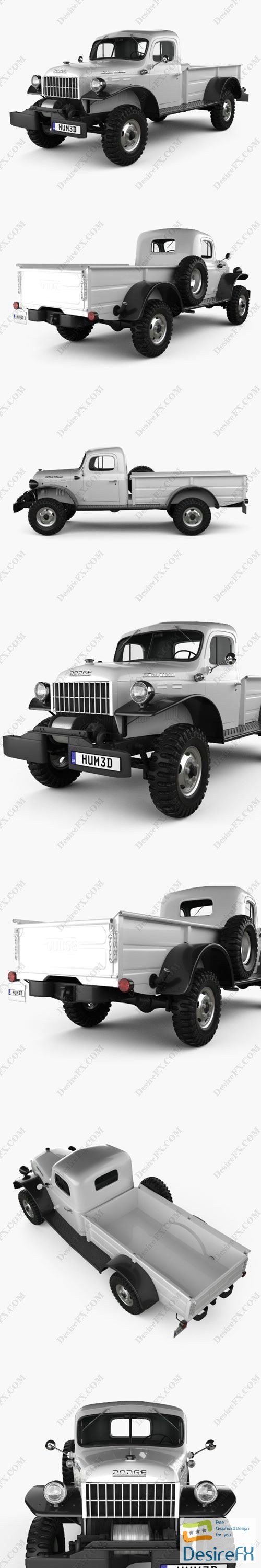 Dodge Power Wagon 1946 3D Model