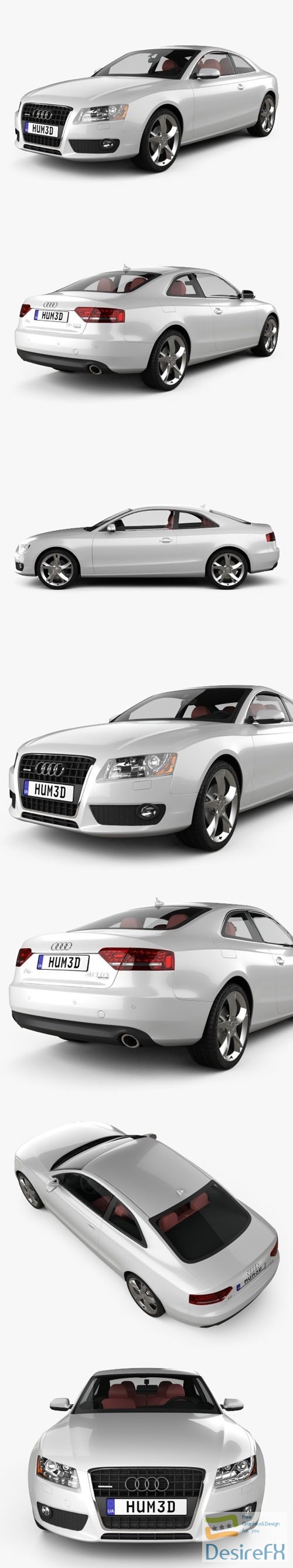 Audi A5 Coupe 2010 3D Model