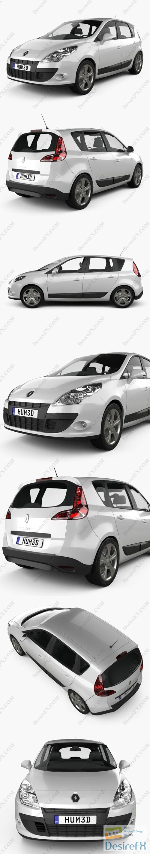 Renault Scenic 2010 3D Model