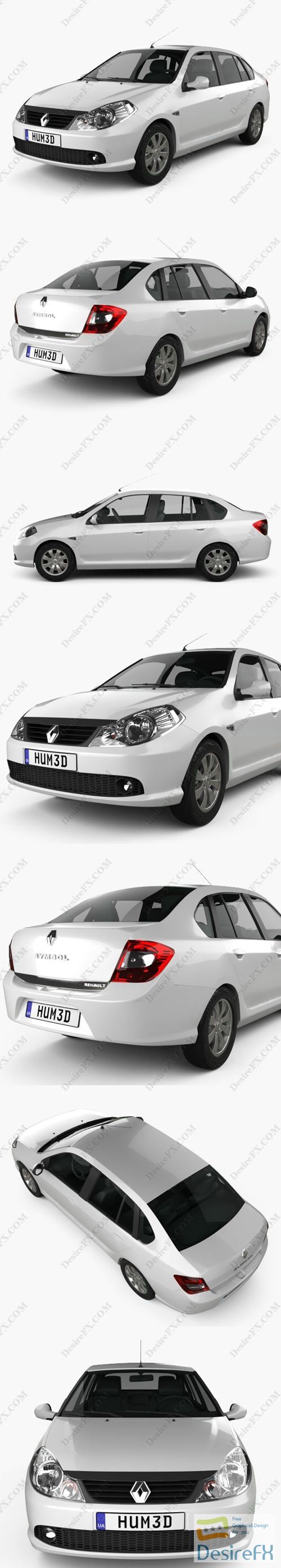 Renault Symbol 2010 3D Model