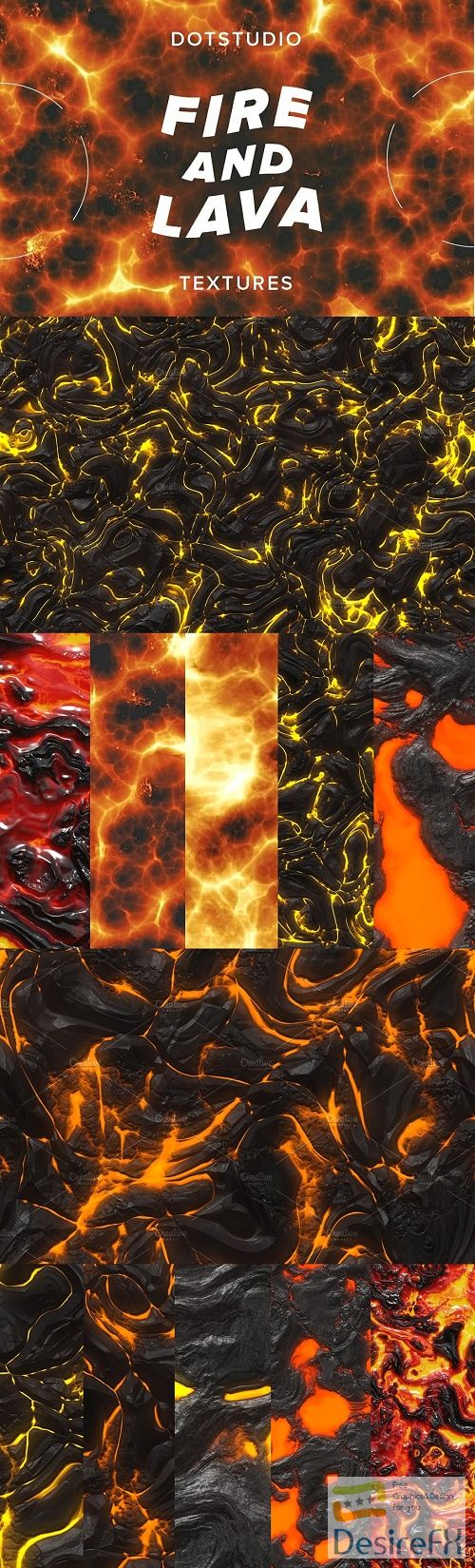 Fire and lava textures - 4278355
