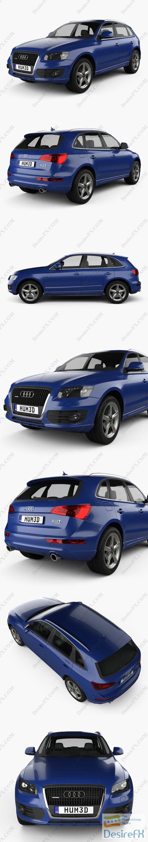 Audi Q5 2009 3D Model