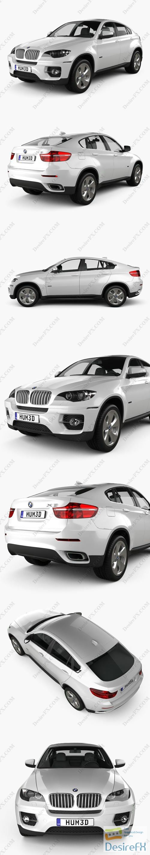 BMW X6 2011 3D Model