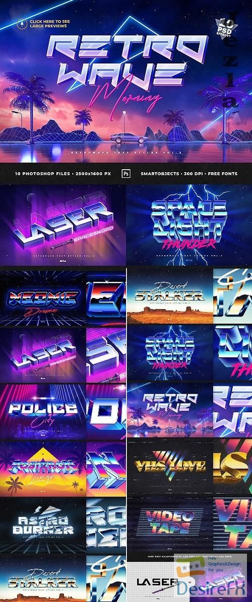 80s Retro Text Effects vol.2 26131541