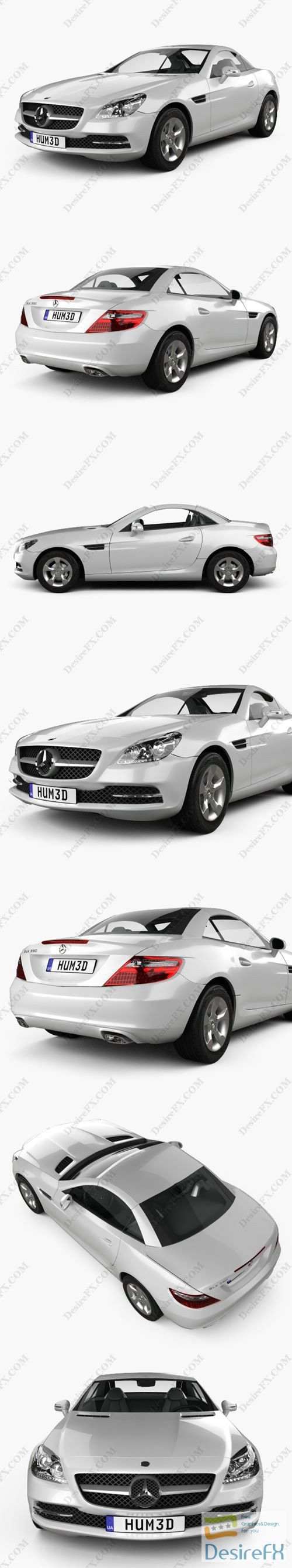 Mercedes-Benz SLK-Class 2012 3D Model