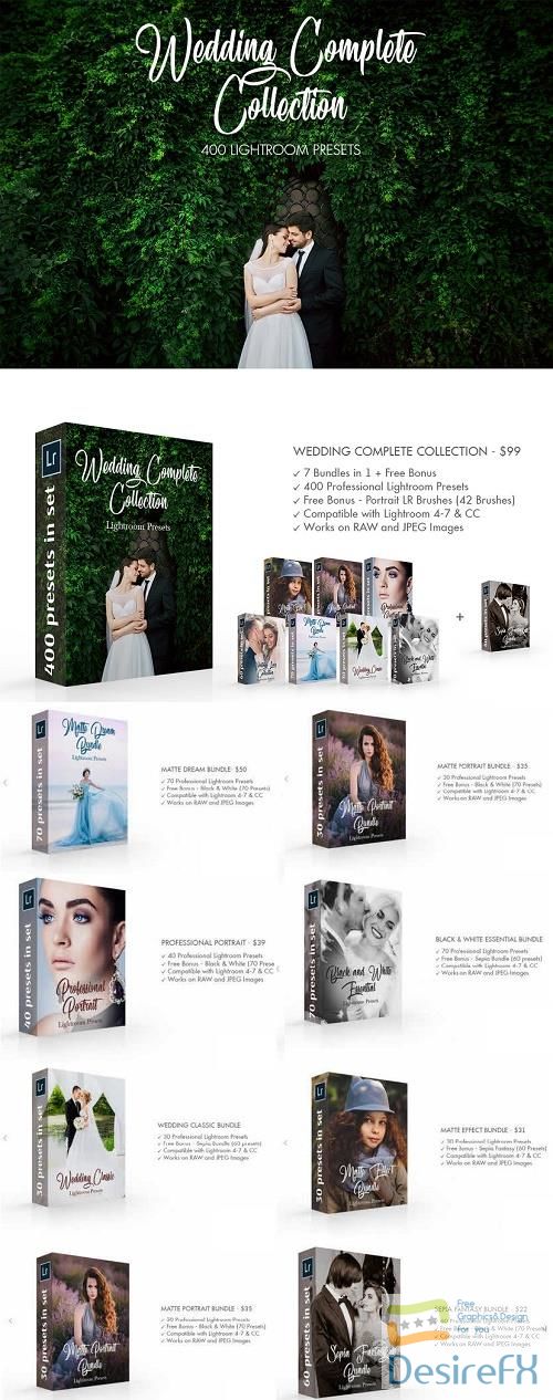 Wedding Complete Collection - Mobile &amp; Desktop