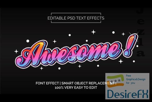 Awesome Text Effects Style Premium