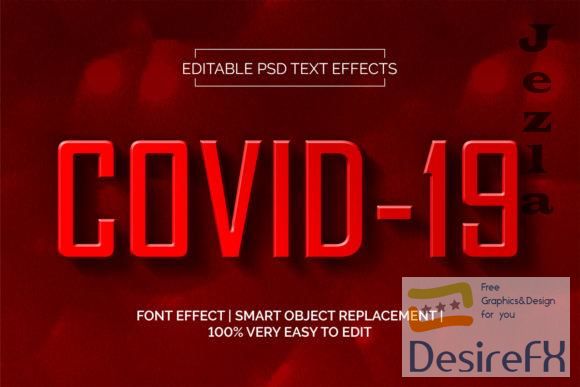 Covid-19 Text Effects Style Premium