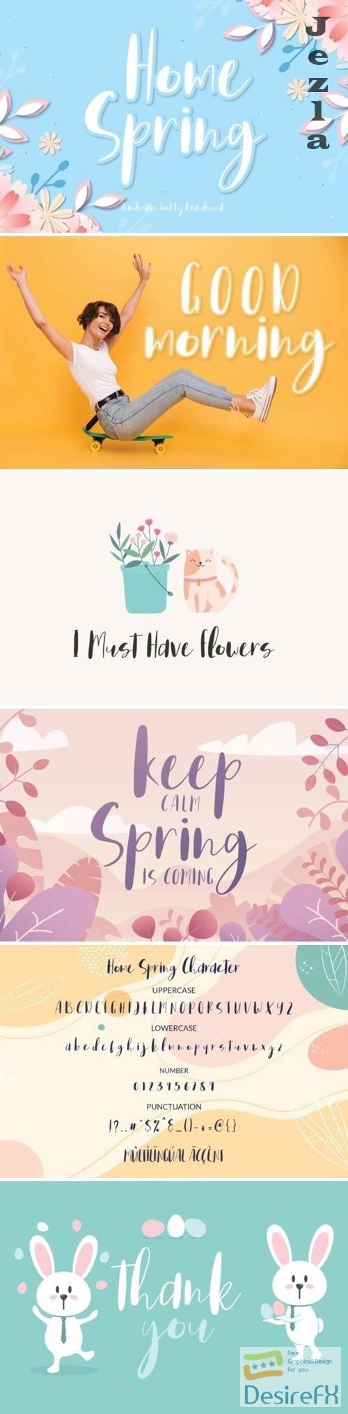 Home Spring Font