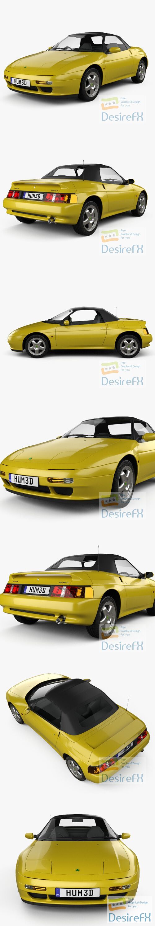 Lotus Elan S2 1994 3D Model