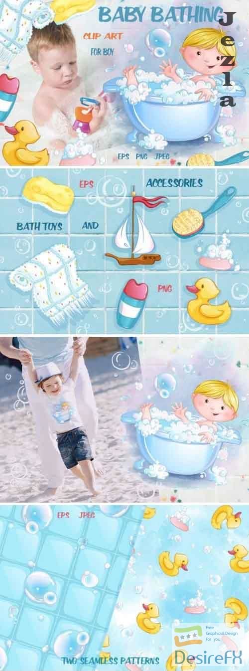 Baby bathing (for boys)  - 614919