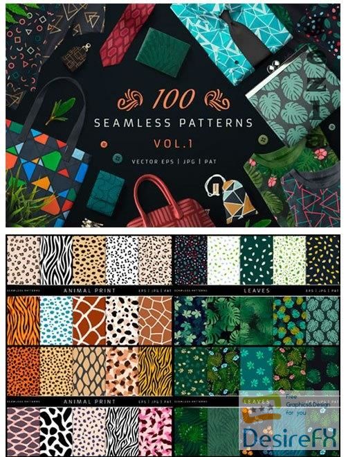 100 Seamless Patterns Vol.1 - 3833959