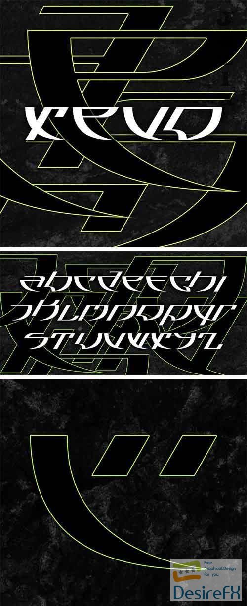 Xevo Typeface