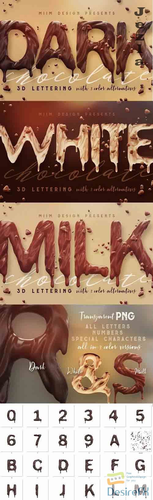 Chocolate - 3D Lettering - 2194341