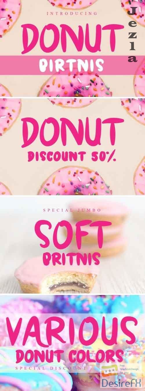 Donut Birtnis Font