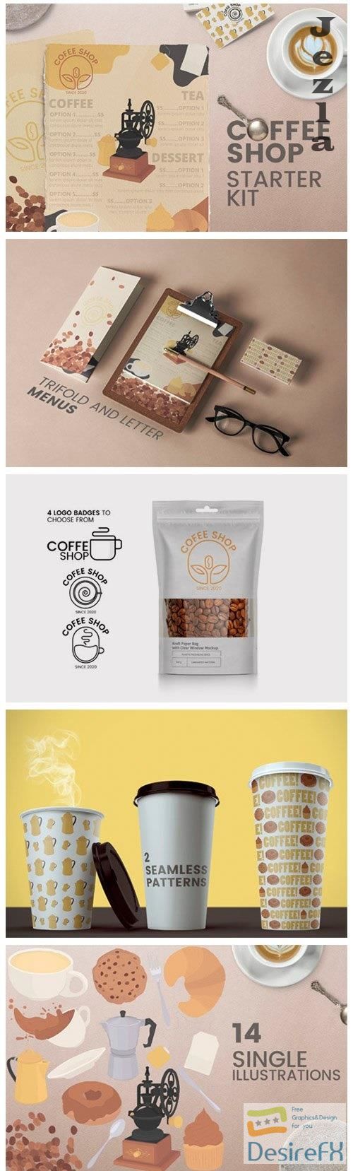 Coffee shop kit - Menus logos MORE! - 4983078