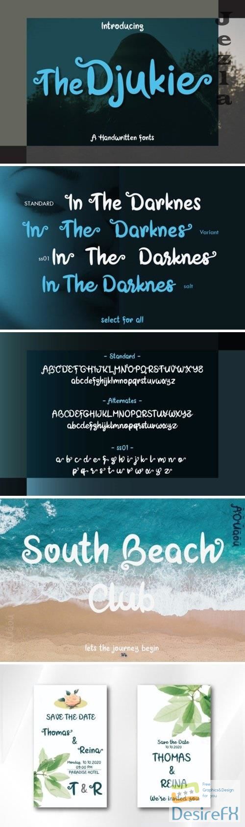 The Djukie Font