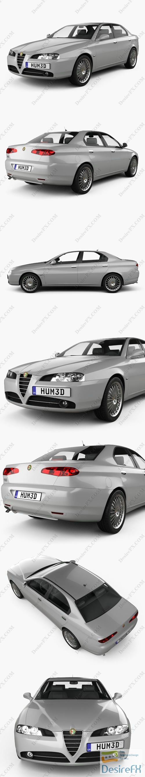 Alfa Romeo 166 2003 3D Model