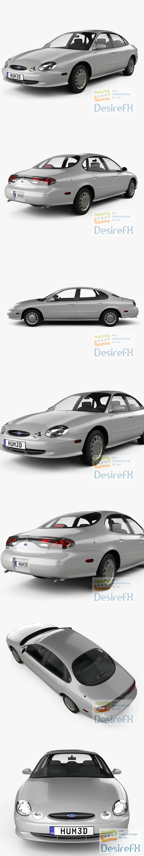 Ford Taurus 1996 3D Model