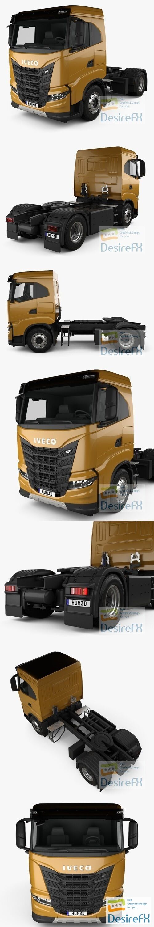 Iveco X-Way Tractor Truck 2020 3D Model